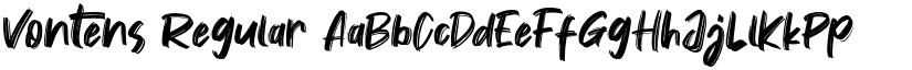 Vontens Regular font