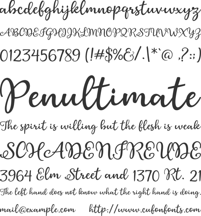 boulevard font preview