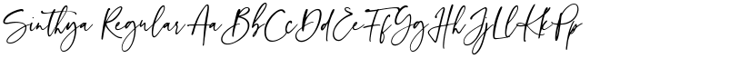 Sinthya Regular font