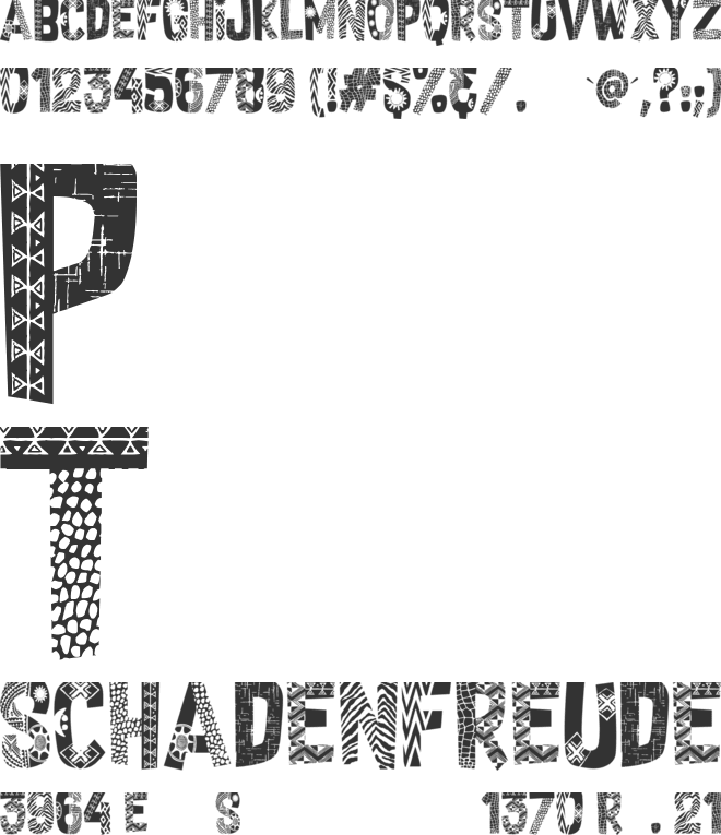 African Style font preview