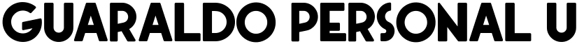 Guaraldo Personal Use Regular font