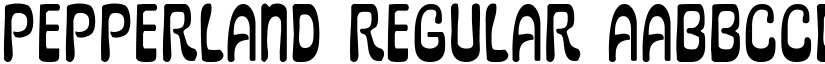 Pepperland Regular font
