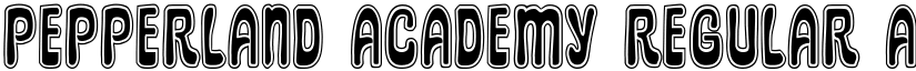 Pepperland Academy Regular font