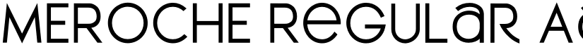 MEROCHE Regular font