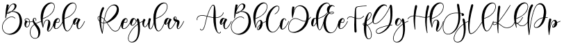 Boshela font download