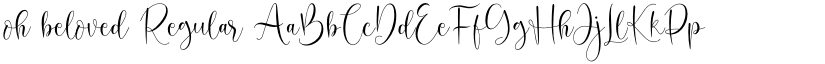 oh beloved font download