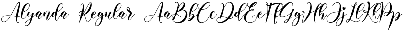 Alyanda Regular font