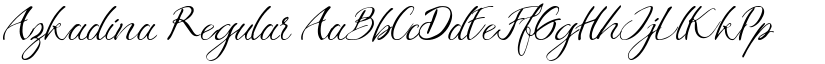 Azkadina Regular font