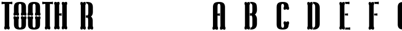 TOOTH Regular font