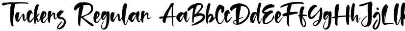 Tuckers Regular font
