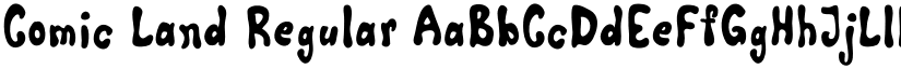 Comic Land Regular font