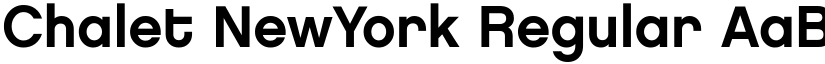 Chalet NewYork Regular font