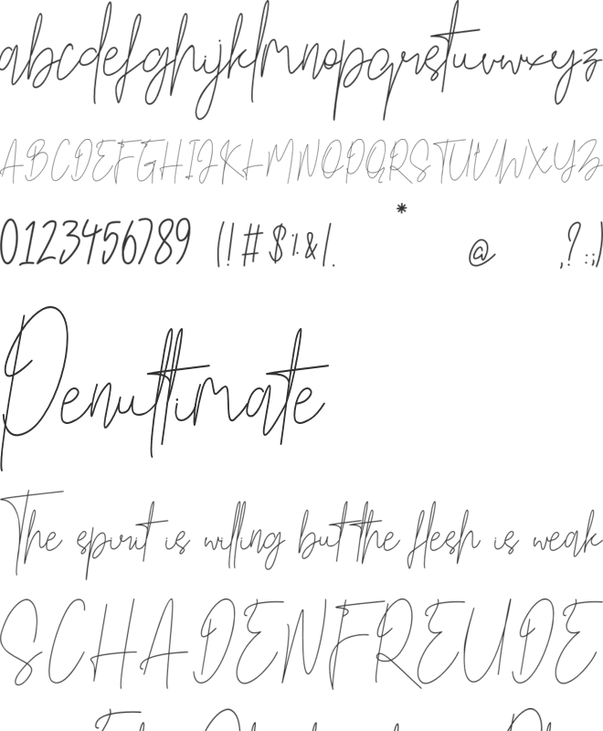 Bright Salkiy font preview