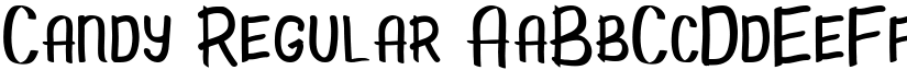 Candy Regular font
