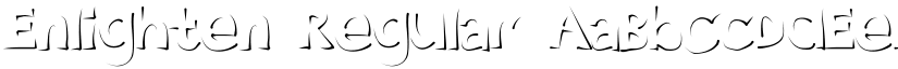Enlighten Regular font