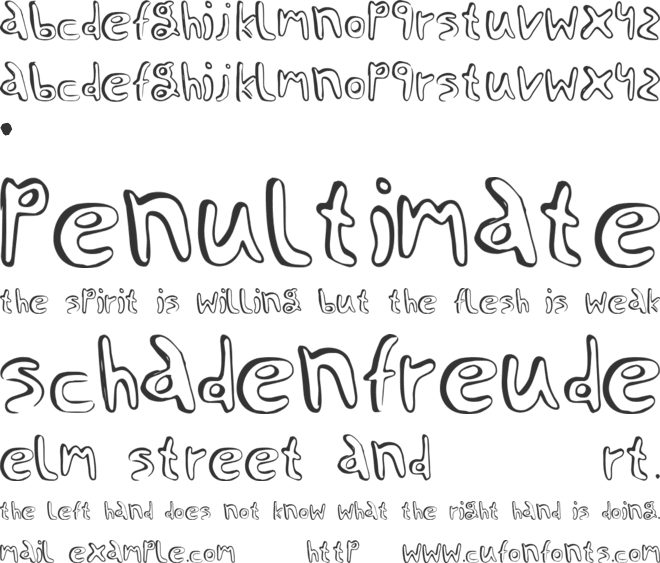 jaggernaut font preview