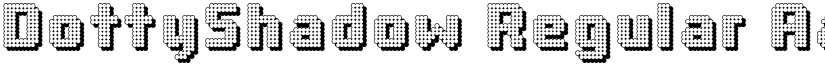 DottyShadow Regular font