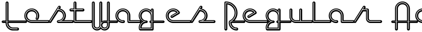 LostWages Regular font