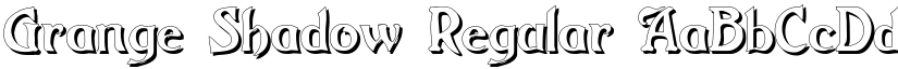 Grange Shadow font download