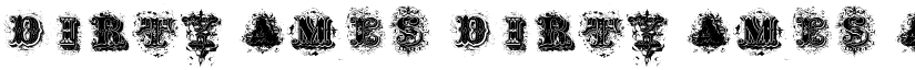 Dirty Ames Dirty Ames font