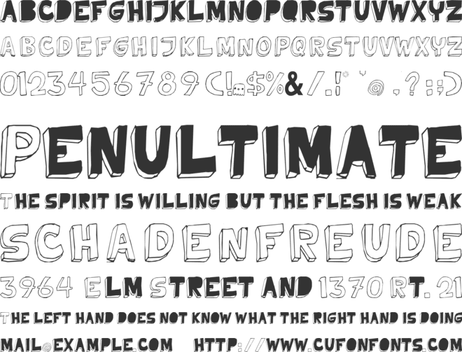 Tweedy_Erc_01 font preview