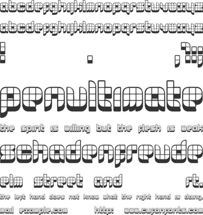 Lastu # 2 font preview