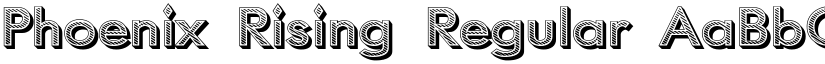 Phoenix Rising Regular font
