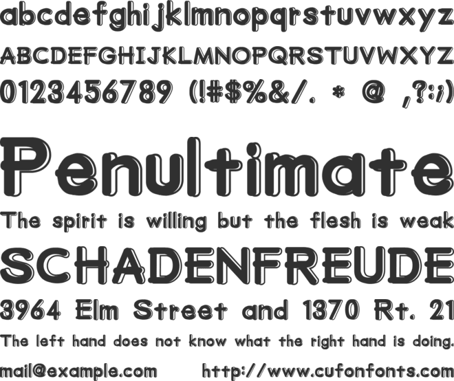 mumumu (sRB) font preview