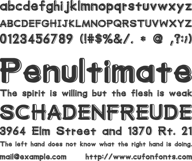 mumumu (sRB) font preview