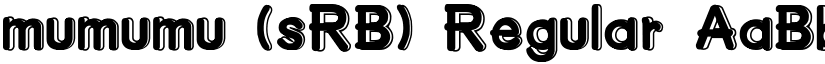 mumumu (sRB) Regular font