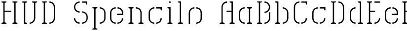 HVD Spencils font