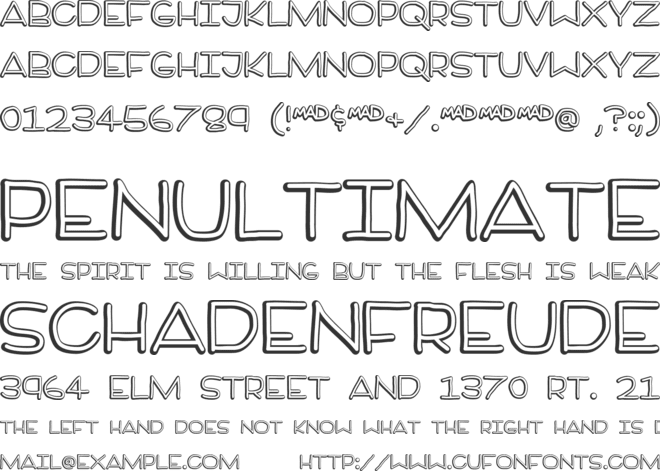 BrotherMan font preview