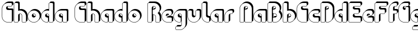 Choda Chado Regular font