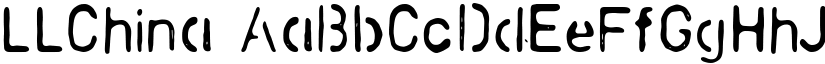 LL China font download
