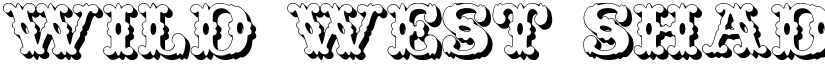 Wild West Shadow Regular font