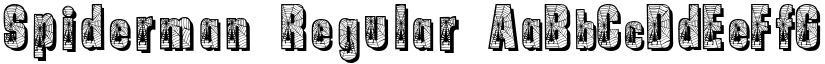 Spiderman Regular font