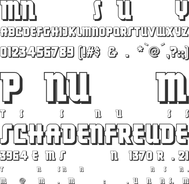 DancingDonuts font preview