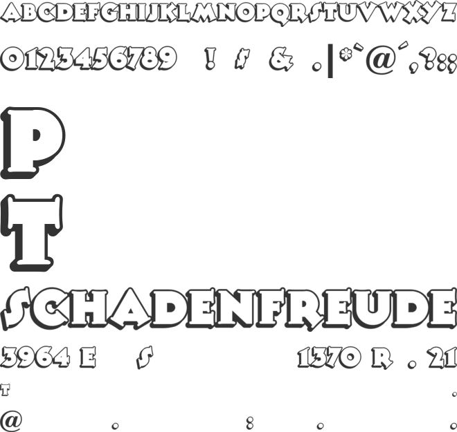 TooneyNoodle font preview