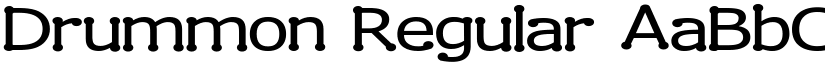Drummon Regular font
