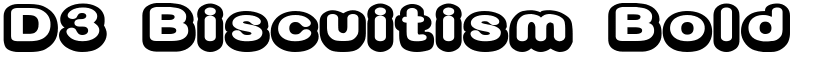 D3 Biscuitism Bold Regular font