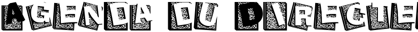 Agenda du Directeur Regular font