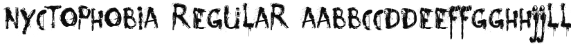 Nyctophobia font download