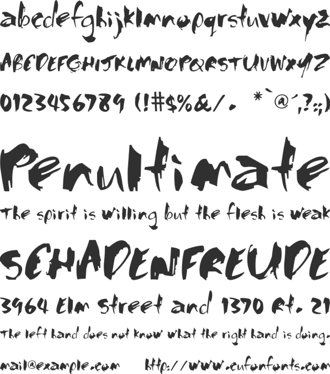 VNI-Thufapfan font preview