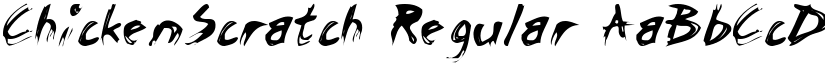 ChickenScratch Regular font