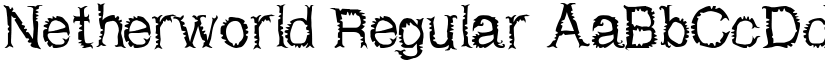 Netherworld Regular font