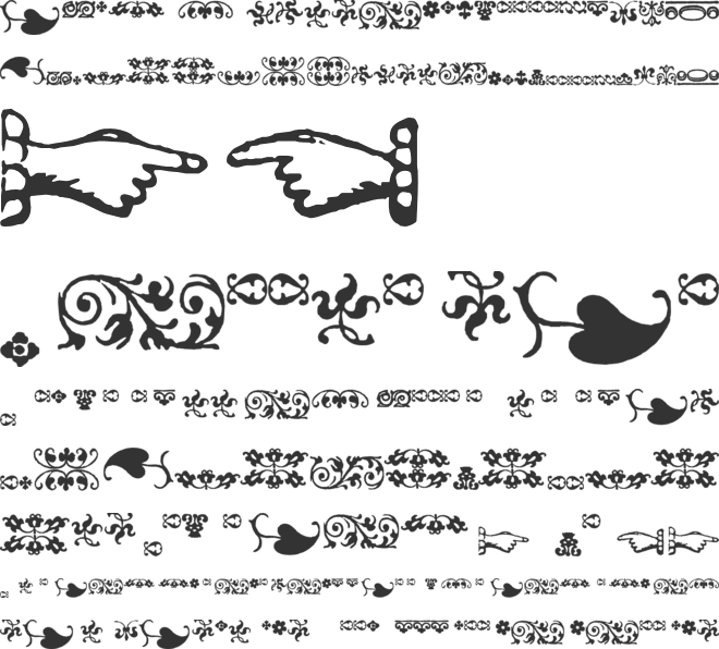 IM FELL FLOWERS 2 font preview