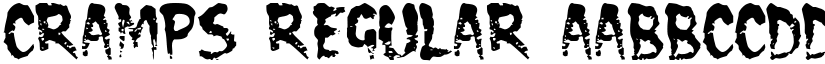 CRAMPS Regular font