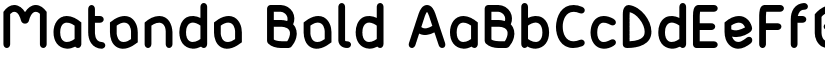 Matondo Bold font