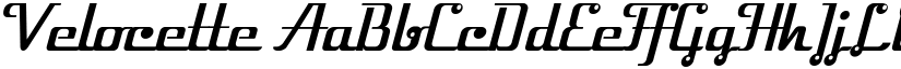 Velocette font download