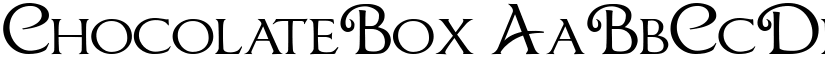 ChocolateBox font